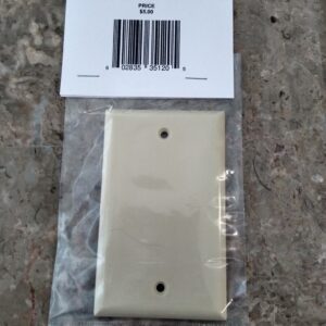 Blank Wall Plate Ivory