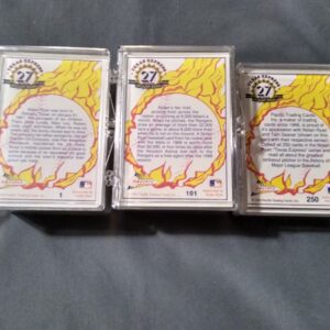 1993 Pacific Nolan Ryan (27 Seasons) Complete 250 Card Set