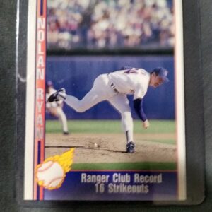 1991 Pacific Nolan Ryan Ranger Club Record
