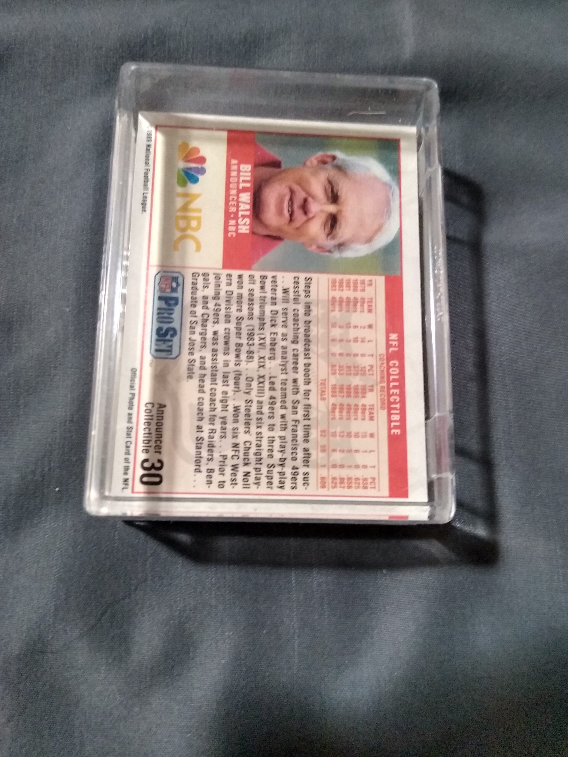 1989 Pro Set Announcer 30 Card Complete Set