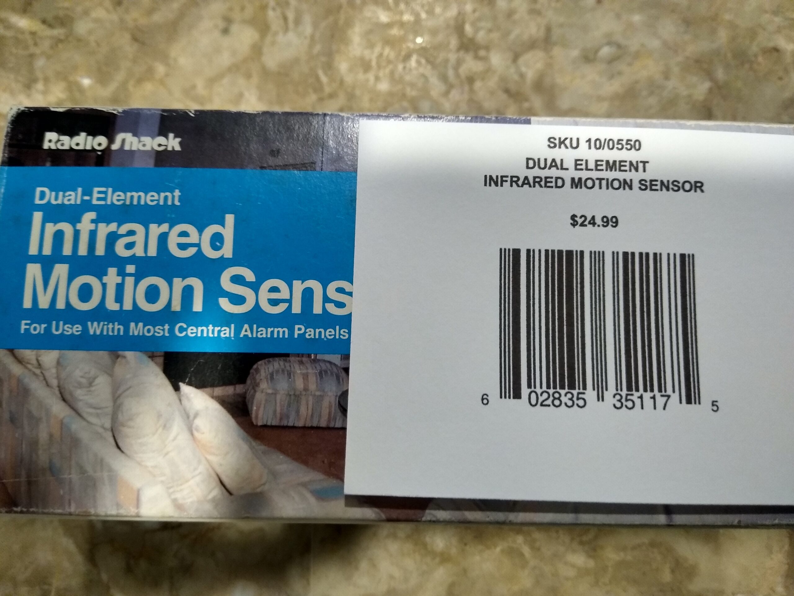 Motion Sensor For Security System