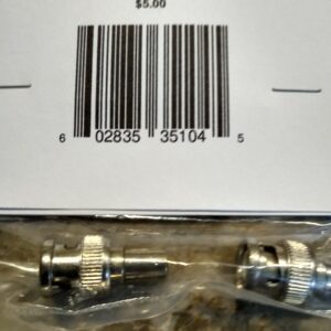 BNC Male Terminator 50 OHM (2 PK)