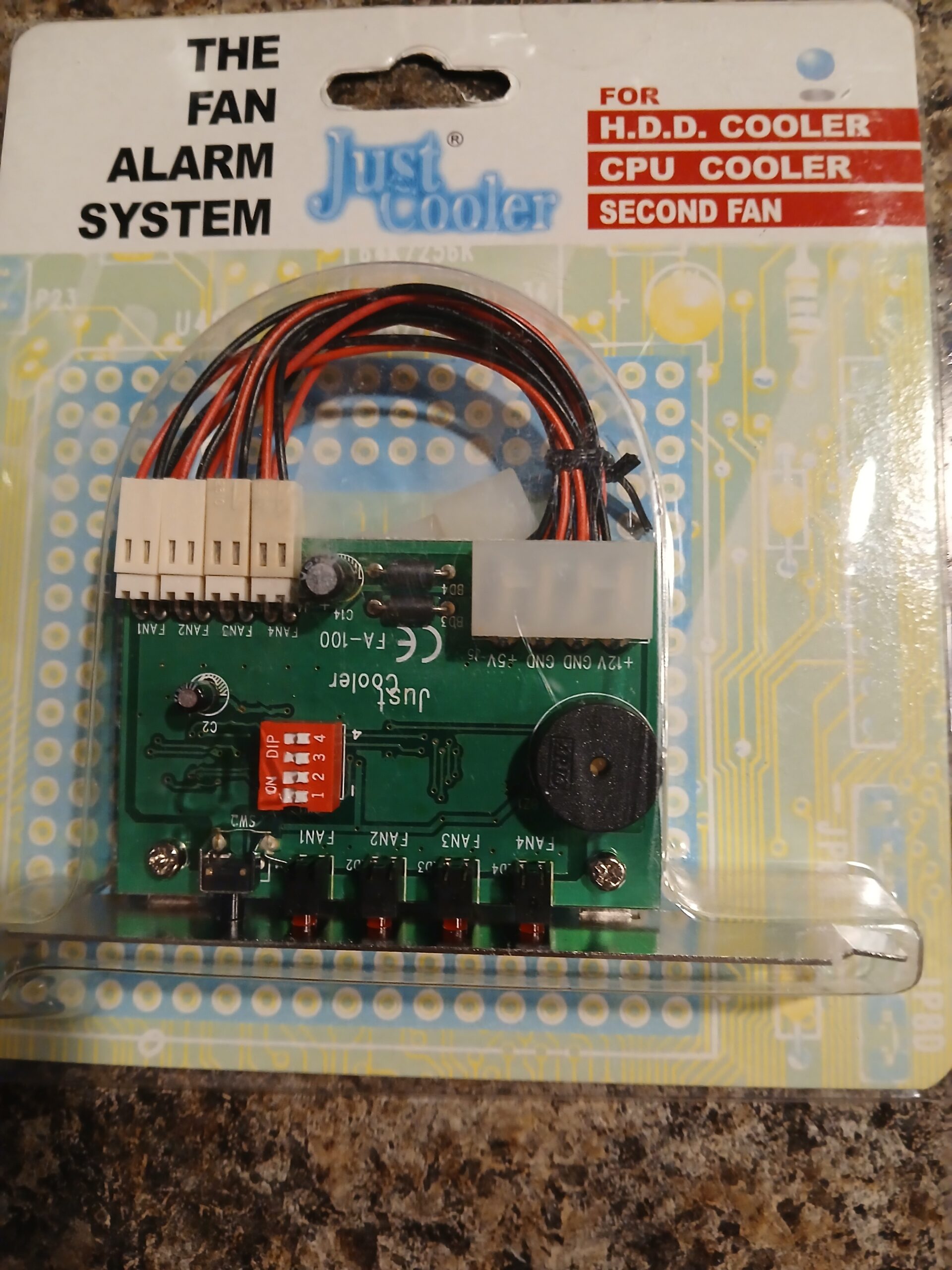 CPU And Second Fan Alarm System