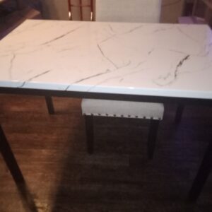 White Marble Dinette Table ONLY